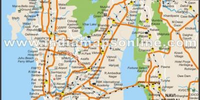 Penuh dengan peta Mumbai