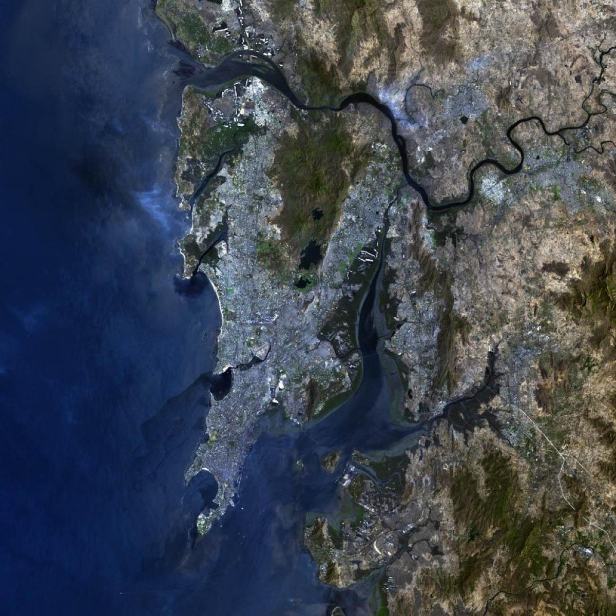 peta satelit Mumbai